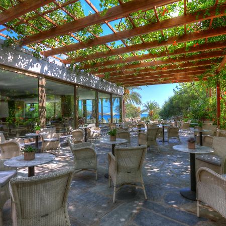 Sitia Beach City Resort & Spa Esterno foto Pergola at the restaurant
